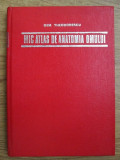 Dem. Theodorescu - Mic atlas de anatomia omului (1974, editie cartonata)