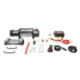 Troliu electric cu telecomanda 12V, 6.5cp, 6.1T (13500lbs) cablu otel 9x24m solenoid 400A Breckner Germany