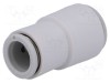 Racord push-in simplu SMC reducţie 1&divide;10bar polipropilenă