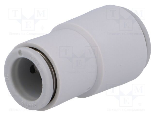 Racord push-in simplu SMC reducţie 1&divide;10bar polipropilenă