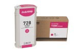 &Icirc;ncărcătură cerneală compatibilă F9J66A, no.728 M, 130ml pentru imprimante HP