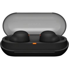 Casti In-Ear Sony WFC500B, True Wireless, Microfon, Bluetooth, IPX4, Autonomie 10 ore, Negru