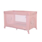 Patut pliabil Lorelli Noemi, 1 nivel, 120x60 cm, Mellow Rose Star