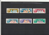 ROMANIA 1968 LP 674 PIONIERI SERIE MNH NESTAMPILATA