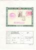 DB1 Taiwan Foaie prez Prima Zi 1966 Mi. 605 Personalitati, Stampilat