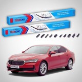 Cumpara ieftin Ștergătoare Skoda Superb NZ3 2023-prezent | Set Față Flat &ndash; TeamCar&reg;