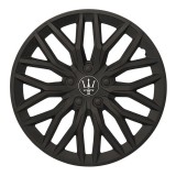 Set 4 capace roti VELAR Black Core, design Sportiv cu accente negre, ABS rezistent, Universal, pentru jante R16