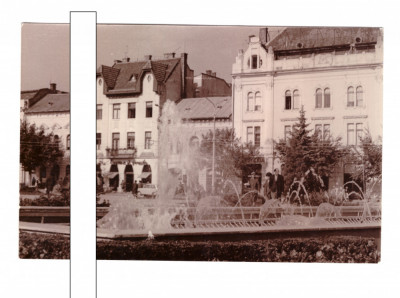 Foto tip CP Cluj-Napoca, fantana arteziana din parcul central, anii &amp;#039;60-70 foto