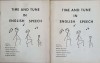 Time and Tune in English Speech Vol. 1-2 (Paperback, 1980) - Carte in engleza