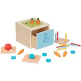 2Kids Toys Multi-Function Shape Sorter jucărie cu activități 12m+ 1 buc