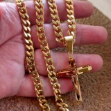 Lant si medalion INOX placat =60ron