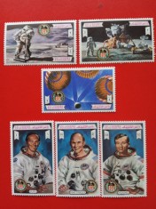 RAS AL KHAIMA, SPACE - SERIE COMPLETĂ MNH foto