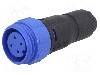 Conector circular, mama, 4 pini, BULGIN - PX0411/04S/4550