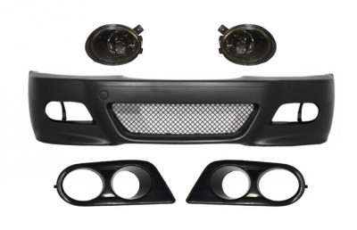 Bara Fata cu Proiectoare Lumini de Ceata si Ornamente Proiector BMW 3 Series Coupe/Cabrio/Sedan/Estate E46 (1998-2004) M3 Design Performance AutoTunin foto