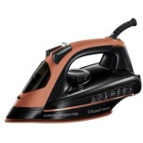 Fier de calcat Russell Hobbs Copper Express Pro 23986-56, 2600 W, Talpa cu infuzie de cupru, 150 g/min, 315 ml, Autocuratare, Negru/Bronz