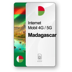 eSIM Internet Madagascar, valabil 7 zile, trafic 1 GB, Standard
