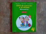 1200 de exerciţii şi probleme. Matematică. Clasa a IV-a de Angelica Gherman, 2016