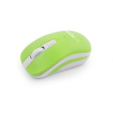Mouse wireless Esperanza Uranus 4D 2.4GHz, USB, alb/verde