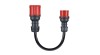 Adaptor Cablu go-e Gemini flex 22 kW | Priza CEE Rosie 16A Trifazata -> Stecher CEE Rosu 32A | Max 11 kW