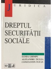 Sanda Ghimpu - Dreptul securitatii sociale (Editia: 1998)
