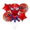 Buchet 5 baloane folie Spiderman KidMania&reg; Happy Party, 70x45 cm