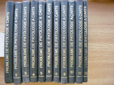 PROBLEME DE PATOLOGIE A CARTII - lot 11 volume - ( 1969 - 1976 ) foto