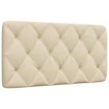 VidaXL Pernă pentru tăblie de pat, crem, 100 cm, material textil
