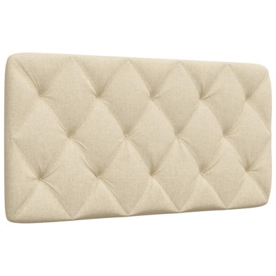 vidaXL Pernă pentru tăblie de pat, crem, 100 cm, material textil 4019210 foto