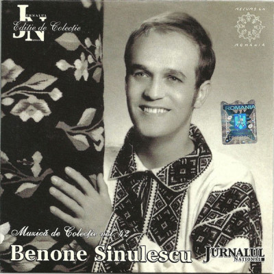 CD Benone Sinulescu &amp;lrm;&amp;ndash; Benone Sinulescu, original, la plic foto