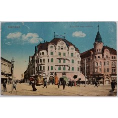 1916 - Oradea, hotel Vulturul Negru (jud. Bihor)color