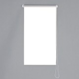 Stor Caressa, Easyfix Blackout ALBE45150B, poliester, alb, opac, dimensiuni material 45 x 150 cm