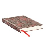 Carnet - Mini, Lined - Silver Filigree - Garnet | Paperblanks