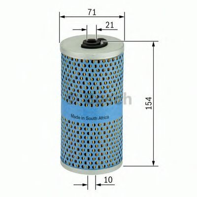 Filtru ulei MERCEDES E-CLASS (W210) (1995 - 2003) BOSCH 1 457 429 616