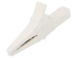 Bornă Crocodil Albă 32A 1kVDC 20mm
