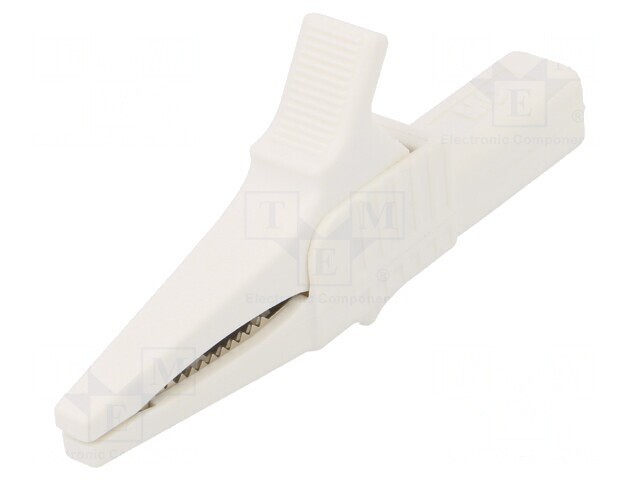 Bornă Crocodil Albă 32A 1kVDC 20mm