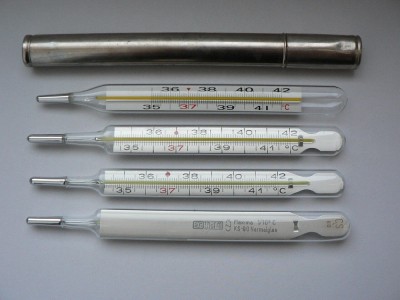 Termometre Medicale Cu Mercur POZE REALE-Model Vechi! RUSIA foto