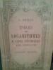 J. Dupuis - Tables de logarithmes a cinq decimales avec formulaire