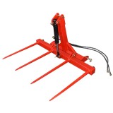 Furca spate hidraulica pentru &icirc;ncarcat baloti, 250 kg, 4 tepe 800 mm