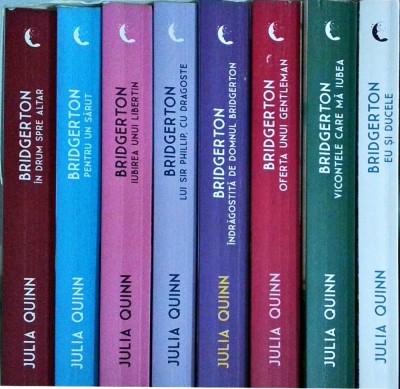 Julia Quinn - Seria Bridgerton, 8 volume foto