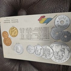 Carte postala NUMISMATICA ROMANIA embosata