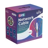Cumpara ieftin Cablu UTP, cat 6E, cupru integral, LSZH, cutie 305 metri, DCA - UNV UV-UTP6-300-BC24AWG-DCA-B-W