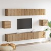 VidaXL Set comodă TV Pe perete 6 pcs Artizanat vechi 100 x 30 x 30 cm 3393440
