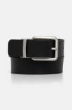 HUGO curea de piele bărbați, culoarea negru, 50537093