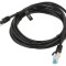 Patch Cord F/UTP 5e Negru 3m