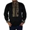 Bluza tip ie barbati BB24, negru/bej , marimea XL