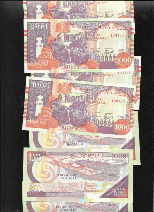 Somalia 1000 1.000 shilings shilin soomaali 1990 unc pret pe bucata