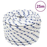 Cumpara ieftin Franghie de barca, alb, 12 mm, 25 m, polipropilena