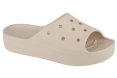Papuci flip-flop Crocs Classic Platform Slide 208180-2Y2 gri foto