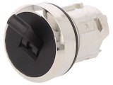 Comutator basculant 22mm negru fără IP67