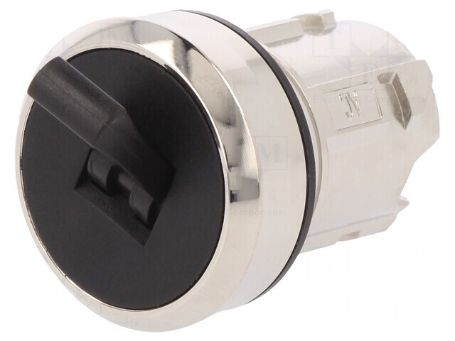 Comutator basculant 22mm negru fără IP67